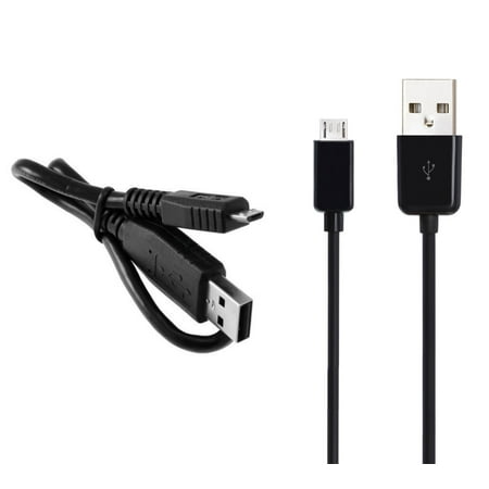 USB Data Sync Cable FOR T-Mobile Nokia Lumia 530 (Black - 3 feet