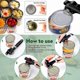 thumbnail image 2 of Abrelatas de corte seguro, abrelatas de borde liso con mango ergonómico, abrelatas manual, acero inoxidable de grado alimenticio., 2 of 5