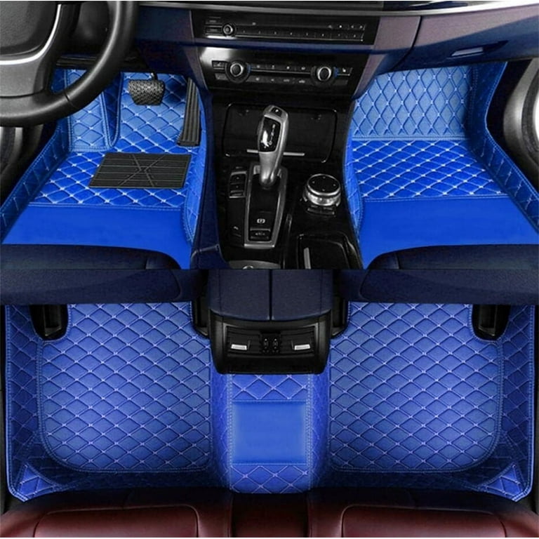 Full Coverage Floor Mats for Cars All-Weather Protection Luxury Leather Custom  Car Mats for Cars, SUVs, and Trucks - Fit for BMW 5 Series Sedan 2004-2022  Year 