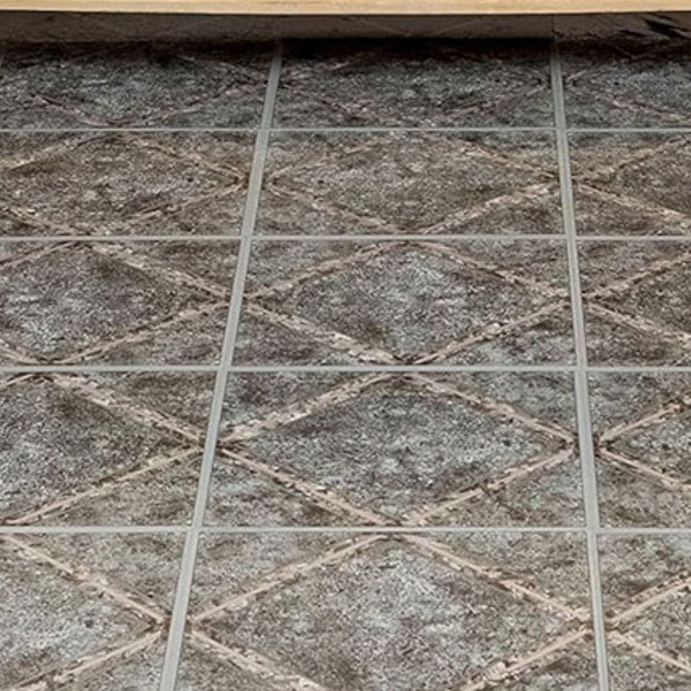 12 x 12 in. Tivoli Self Adhesive Vinyl Floor 45 Tile, Metallic Marble Diamond - 45 sq. ft.