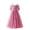 A-Pink116, variant on Bobifish Toddler Girls Bridesmaid Dress Elegant Cold Shoulder V Neck Solid Chiffon Sleeveless Formal Events Kids Girls Dresss