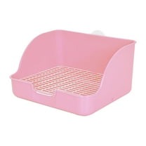 Frcolor Litter Box Rabbit Toilet Potty Bunny Pan Corner Pet Tray Rabbits Small Bedding Trainer Travel Cat Train  Training
