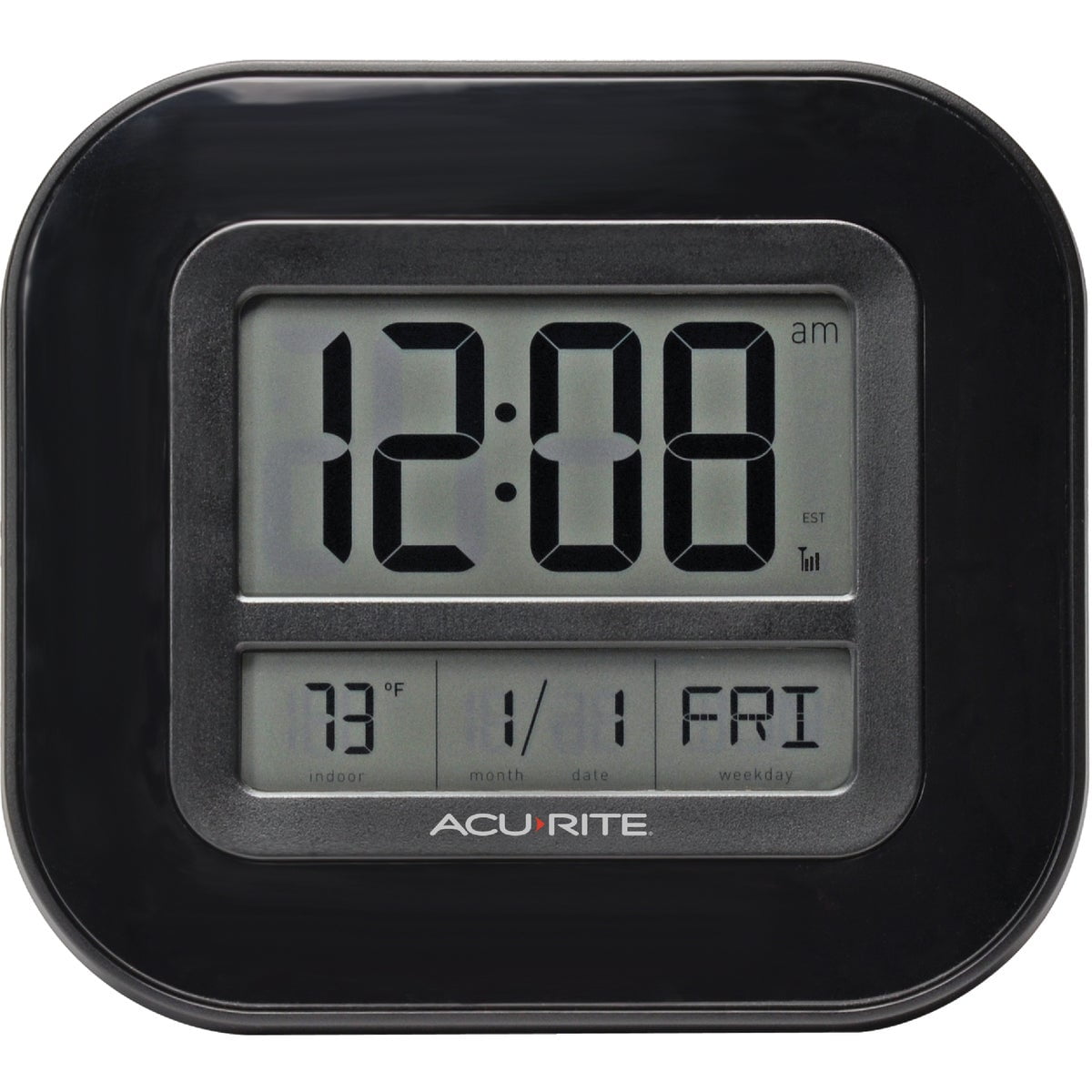 Timex 75322T Atomic Clock with Date, Day of Week and Indoor Temperature