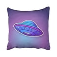 thumbnail image 1 of BSDHOME Toy Ufo With Lights Flying On The Space Alien Ship Sticker In Cartoon With Contour Pillowcase Throw Pillow Cover 16x16 inches, 1 of 1