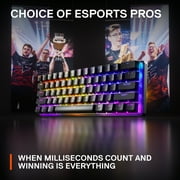 SteelSeries Apex Pro Mini HyperMagnetic Gaming Keyboard – World’s Fastest Keyboard – Compact 60% Form Factor - With Rapid Tap