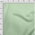 thumbnail image 3 of oneOone Viscose Chiffon Mint Green Fabric Orange Craft Projects Decor Fabric Printed By The Yard 42 Inch Wide, 3 of 4