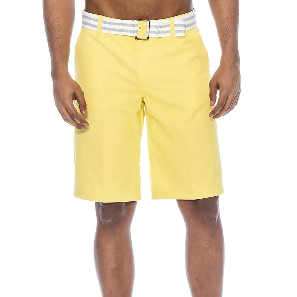 True Rock - True Rock Men's Bahamas Belted Walking Shorts - Walmart.com ...