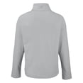 thumbnail image 3 of Women's Cutter & Buck Gray Albuquerque Isotopes Hunts Point Eco Textured Fleece Recycled Half-Snap Sweatshirt, 3 of 3