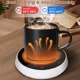 thumbnail image 5 of Desk Coffee Warmer, Coffee Mug Warmer for Office Desk Use, Auto On/Off Gravity Induction Mug Warmer for Desk, Coffee Mug Warmer with 3 Heating Modes for Tea, Cocoa, Milk, 5 of 10