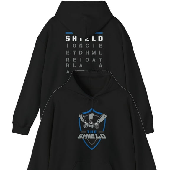 The Shield Hands In United Mens Black Hoody Sweatshirt