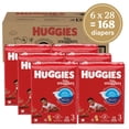 thumbnail image 2 of Pañales HUGGIES Little Snugglers, tamaño 3 (7-13 kg), 168 unidades, 2 of 9