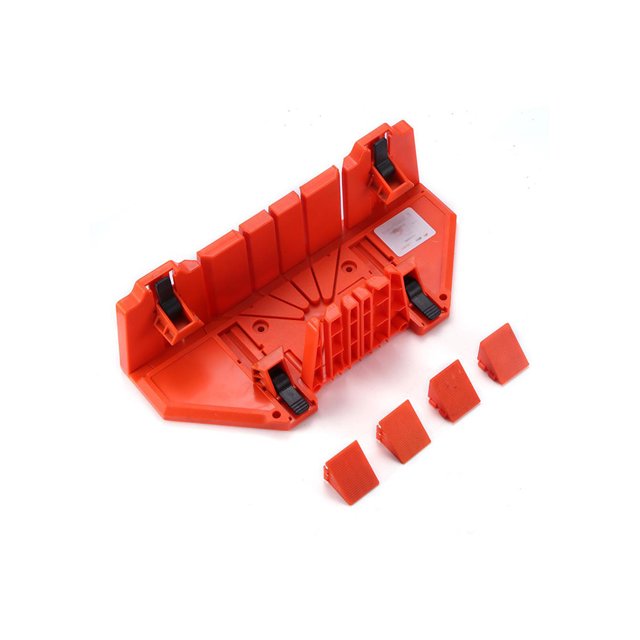 Scienceny Caja de ingletes de sujeción de 14 pulgadas, herramientas de corte de sierra para carpintería, accesorios, ángulo ajustable, carpintero, Jardín y Patio Scienceny TO002314-00