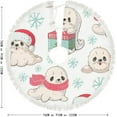 thumbnail image 5 of Christmas Tree Skirt Xmas Tree Skirts 36 in Cute Baby Seal Christams Christmas Tree Mat for Christmas Holiday Party Ornaments, 5 of 5
