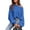 Blue, variant on PRETTYGARDEN Women's Off The Shoulder Sweater Fall Fashion Pullover Long Sleeve Boat Neck Oversized Ribbed Knit Tops