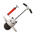 thumbnail image 3 of QualitChoice Pogo Bouncing Ball With Adjustable Handle Kids Balance Board High Jump Exercise Balance Ability Pogo Ball Girls Yards White, 3 of 6