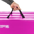 thumbnail image 3 of Matladin 8' Folding Gymnastics Gym Exercise Aerobics Mat, 8ft x 2ft x 2in PU Leather Tumbling Mats(Purple), 3 of 8