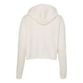 thumbnail image 2 of Independent Trading Co. Womens Lightweight Cropped Hooded Sweatshirt, XS, Bone, 2 of 2