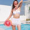 thumbnail image 4 of Piscina inflable 3D, sandía, naranja, PVC, pelota de fiesta en la playa, pelota de deporte de playa de agua de verano, 4 of 7