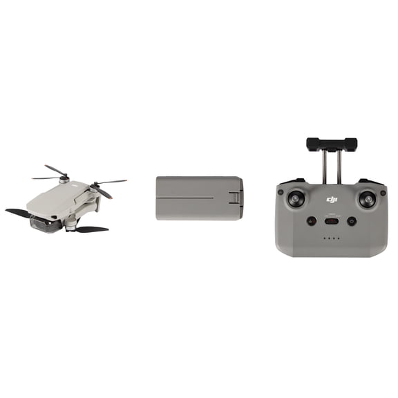 DJI Mini 4K Camera Drone Combo, Drone with 4K UHD Camera for Adults, Under 249 g, 3-Axis Gimbal Stabilization, 10km Video Transmission, Auto Return, 2 Batteries for 62-Min Max Flight Time, QuickShots