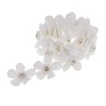 thumbnail image 4 of EHJRE 1 Yard Flower Pearl Crystal Ribbon Lace Trim Sewing Embellishment 32mm White, 4 of 9