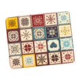 thumbnail image 2 of Almohadilla de drenaje de estadía de secado para platos para mostrador de cocina, versátil fácil de limpiar, sin deslizamiento para el mostrador de Amarillo y rojo, 2 of 8