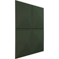 thumbnail image 2 of Ekena Millwork 19 5/8"W x 19 5/8"H Richmond EnduraWall Decorative 3D Wall Panel, UltraCover Satin Hunt Club Green (12-Pack for 32.04 Sq. Ft.), 2 of 6