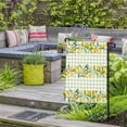 thumbnail image 4 of Garden Flag Double-Side Printed House Flag Yellow Lemon Yard Flag Summer Fruit Lemon Green White Buffalo Plaid Welcome Banner Decor Outdoor Holiday Decorations 28*40in, 4 of 8