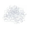 thumbnail image 1 of Uxcell 0.5ml Watercolor Pans, 100 Pack Empty Half Pans Plastic Watercolor Tins for Watercolor Oils Style 2, Clear, 1 of 7