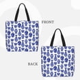 thumbnail image 2 of Disketp Blue Vases Bolsa Tote de Lona para Mujer, Bolso de Hombro y Cruzado con Cierre de Cremallera, 2 of 7