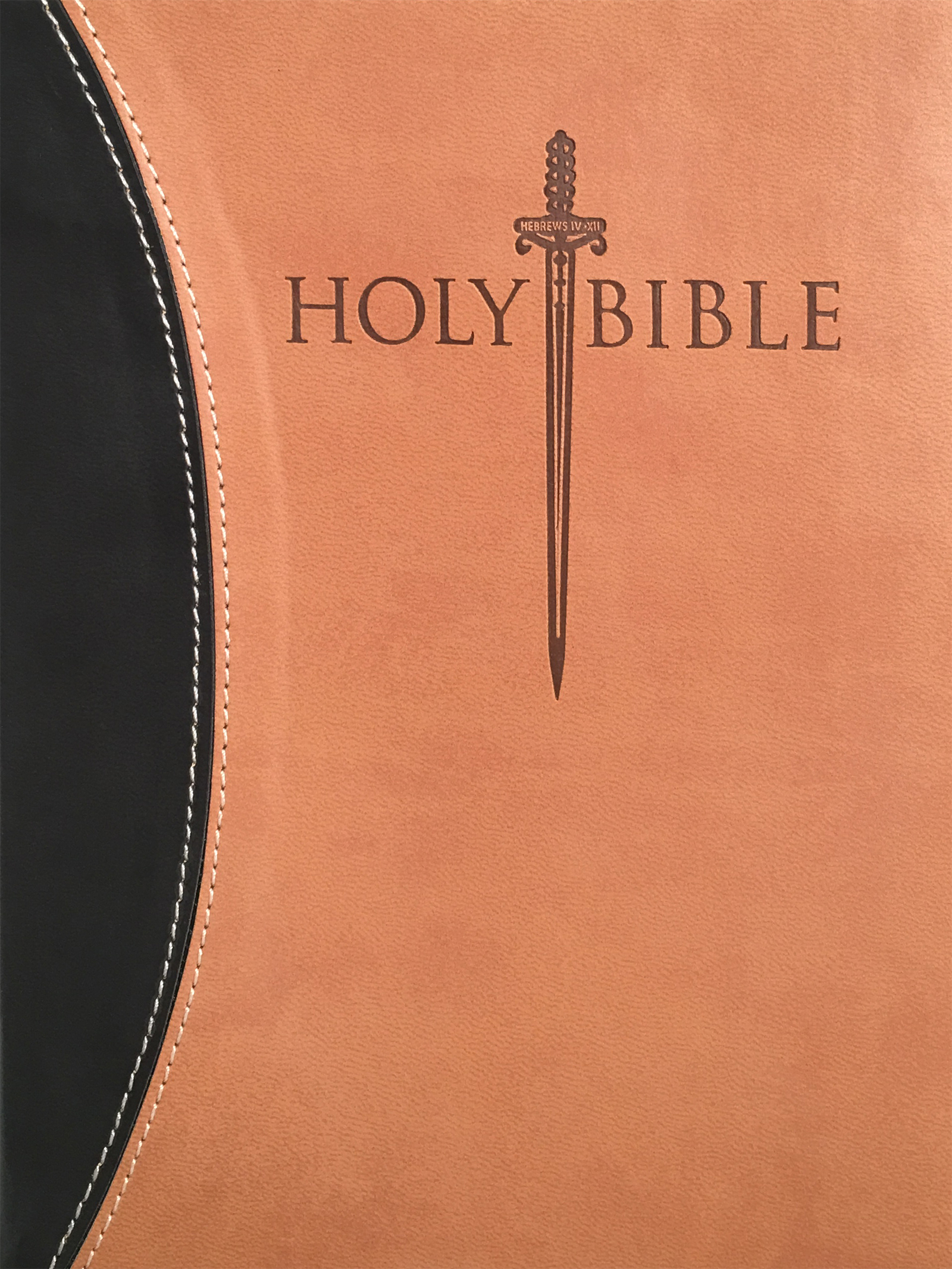 KJV Sword Study Bible Giant Print Black Tan Ultrasoft - Walmart.com