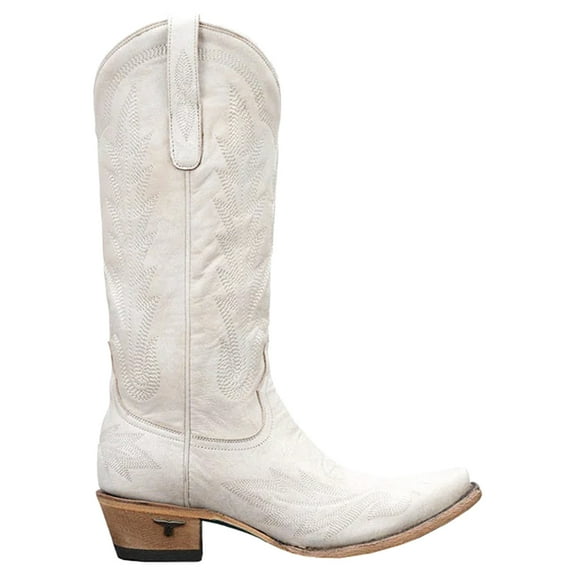 Lane Women's Lexington Leather Western Boot Snip Toe - LB0488D 7 1/2 M US