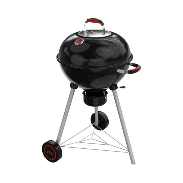 Megamaster 810-0026 22.5 Inch Durable Built In Kettle Charcoal Outdoor Grill