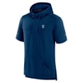 thumbnail image 2 of Men's Fanatics Heather Navy Seattle Kraken Authentic Pro Short Sleeve Pullover Hoodie, 2 of 3