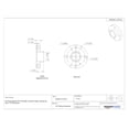 thumbnail image 3 of Lesso PVC Pipe Fitting, Van-Stone Flange, Schedule 80, Gray, 4" Slip Socket, 3 of 3