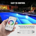 thumbnail image 4 of 120V AC 10in LED Pool Light, RGBW Color Changing 40W Spa Light, IP68 Underwater for Inground Pools, 50 FT Cord & Remote, UL Certified, 4 of 10