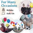 thumbnail image 5 of Helium Balloon Clasps With String, 150pcs Balloon Clasps Balloon Ribbon With Quick Release For Wedding Party, Birthday Party, 5 of 5