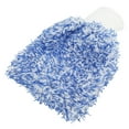thumbnail image 3 of Plush  Mitt, Microfiber Car Wash Glove Universal Good Absorbency  For Maintenance Blue, 3 of 8