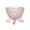 Pink, variant on Small Vintage Embossed Glass Dessert Bowls, Colorful Footed Glass Dessert Cups for Sundae, Ice Cream, Fruit, Salad