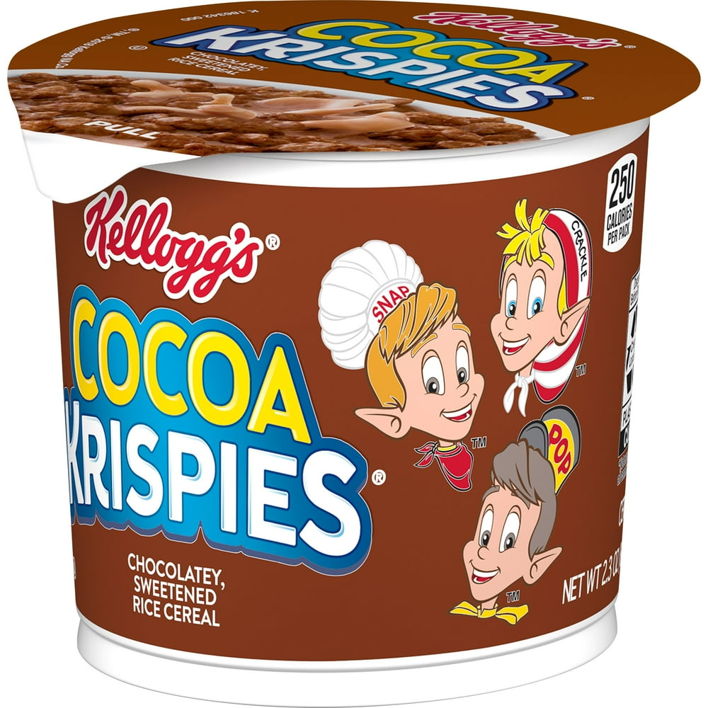 Kellogg's Cocoa Krispies Breakfast Cereal in a Cup, Original, Snap