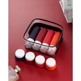 thumbnail image 3 of Micebay Travel Bottles for Toiletries 8 Pack, Tsa Approved 3-oz Travel Size Containers with Clear Bag, Silicone Squeezable Essentials Creams Jars, 3 of 17