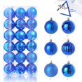 thumbnail image 4 of Juego de 36 bolas de Navidad de 4 cm para colgar en el árbol de Navidad, de plástico, para decoración de fiestas, 4 of 4