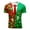 01-Red, variant on Men's St Patricks Day T-Shirts 3D Printed Shamrock Tuxedo Tees Shirt Clover Leaves Casual Short Sleeve Shirts 01-Red M
