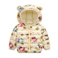 thumbnail image 2 of Baby Coat Toddler Hoodie Coat Little Boy Girl Winter Jacket for 6M-4T Baby, 2 of 4
