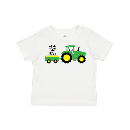 

Inktastic Second Birthday Tractor Gift Toddler Boy or Toddler Girl T-Shirt