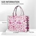 thumbnail image 3 of Large Capacity Tote Bag,Pink Breast Cancer and Love Handbag Fashion Luxury Tote Bag,15.7"x13"x 5.1" Inches,Laptop Compatible, 3 of 6