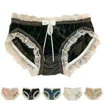 Fesfesfes Womens Thong Underwear Womens Breathable Comfortable Soft And Lace Satin Underwear