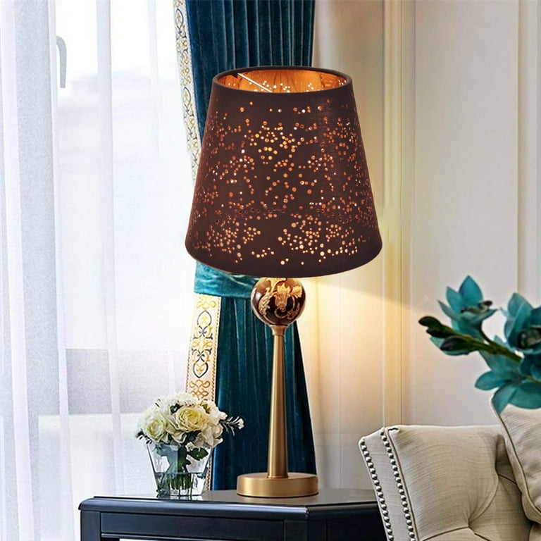 How To Cover A Lampshade with Fabric - Home and Hallow