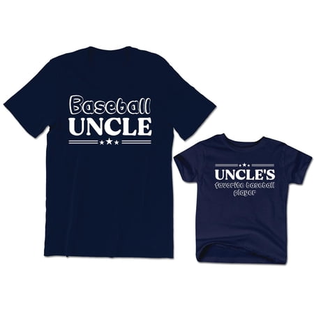 Baseball Uncle Men's T-Shirt Sports Tee Uncle'S Favorite Baseball Player Kids Toddler Shirt Youth