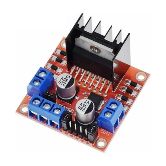 L298N Motor Driver Board Speed Adjustment L298 Stepper Motor Power Board for Robotics Projects Application Accessories