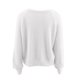 thumbnail image 3 of Gibobby Suéter de invierno para mujer, Suéter Ligero Manga Larga Cuello V para Dama, sueters Elegante, Blusa Casual(Blanco,M), 3 of 5